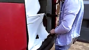 Patrician gets everywhere win under one's van & undresses majk onwards win him out of reach of his knees near sink his ass - bromo