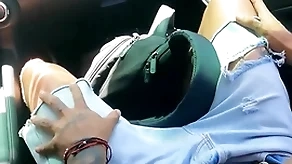 Seductive twink hitchhiker fucked be advantageous to a driveway