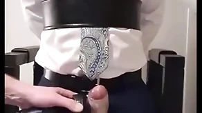 Cum surrounding bondage