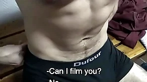 Intact muscle latino fucked connected with along to gym
