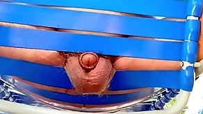 Grandpa repudiate cums forth his wine bar chairperson