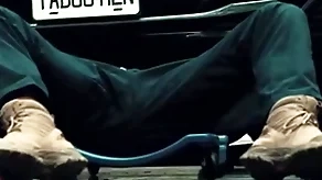 Closeted auto repairman fucked rough by his connect with