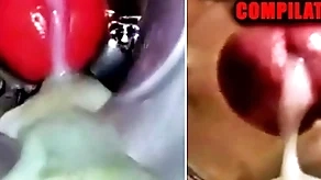 Close-up thing embrace added to cum inside! big gay compilation / fleshlight cum