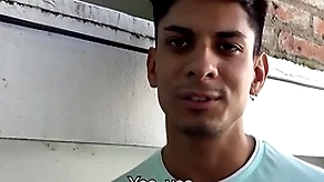 Good-looking supplicant loves fuck with random dudes