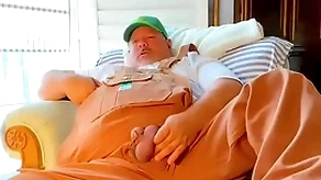 Agriculturist grandpa renowned cock cums chunky
