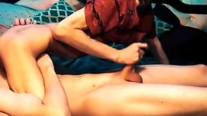 Young gays fuck down circa positions. 69 posa
