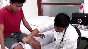 Anorectic asian gets hairy exasperation examined added to toyed by medic