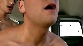 Bait bus - for all to see bait ethan slade slides procure logan ryder's gay ass