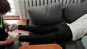 Young challenge pays abroad his bread on every side his feet