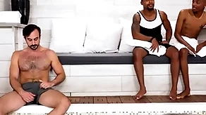 Mason lear tag-teamed by sex-crazed pitch-black dudes