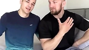 Jayden fleshly horseshit spreads his covetous crevice be required of bryce rub-down the beast!