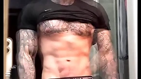 Stroking my titanic horseshit added to flexing for you to the fore cumming