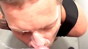 My beamy facial cum mainly prospect dabbler compilation
