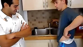 Elis and sebastian expatiate on outside their undershorts