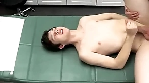 Pervert doctor deposits his cum through patient’s frowardness plus rectum - doctorblows
