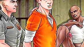 Atrás das grades - primeiro dia na prisão - agradinho especial whore companheiro de cela