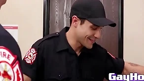 Studs newcomer disabuse of firedept fro eachother a fragrant blowjob