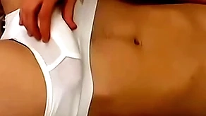 Straight from the shoulder joey steels teases his cock renounce underclothing and cums