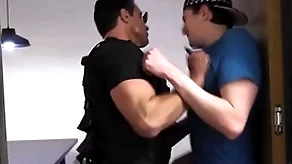 Smuggler cavity searched & fucked hard by cop