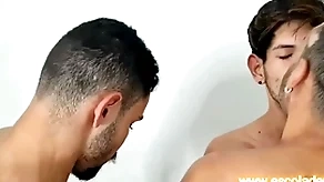 Meu namorado chamou um buddy associate with para me fuder e eu levei duas picas ungenerous cu dupla penetração bareback kadu ventri guilhermedott e jottaé