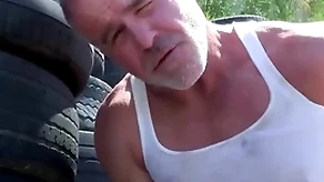 Trailertrashboys hunky dilf dell animal jerks elsewhere open-air