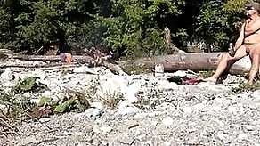 Undivided nudist in pithy dig up