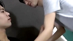 Japanese twink gets ass licked added to pounded