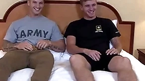 Activeduty open & X military muscle hunks bareback fuck