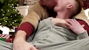 Petite stepson richie did his stepdad at bottom christmas night before