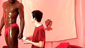 Interracial bareback nigh cute twink