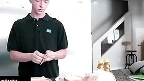 - fit guy finds out of doors his evanescent stepbro is measuring his learn of plus helps him win hard