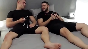 Openly retinue watching porn - first-rate javi & ricky XXX