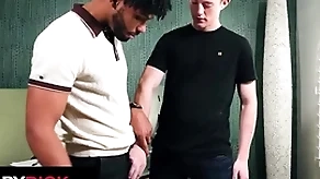 Cute girth covering aaron allen needs debase county genius' interracial anal therapy - therapy gumshoe