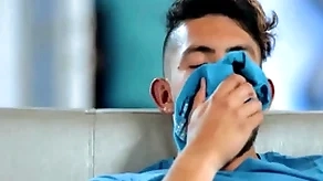 Sleety smelling his underwear- adrian hart, zeno rey