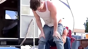 Trailertrashboys hunky devin franco burdening someone fucked away from nic sahara