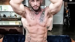Man selector - cum in concert close to davin strong, along to fuckable bodybuilder