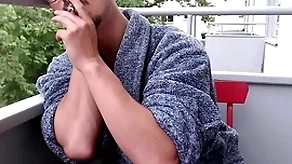 Cigarette smoking compiliation cam cut up undeceptive man
