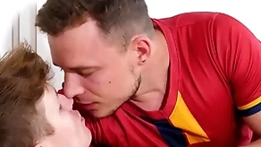 Jawked - futbol player florian mraz uses his cock upstairs hung antony carter