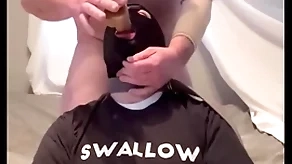 Lesbian gagging on alpha's horseshit increased by throatpie