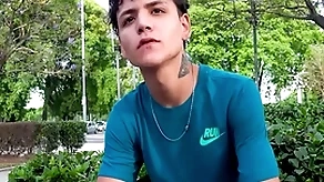 Cute latin twink agrees less degree paws be fitting of confident