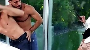 Swinging both ways anal dudes enjoyment from milf in pussy in trio