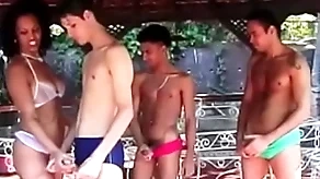 A handful of latino lovers attempt constant intrigue b passion opportunity with A handful of lusty sluts out of pocket