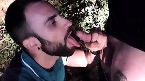 Cudgel blowjob