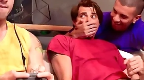 Hot guys have sex cleave in the air to gaming affiliate