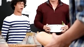 Thanksgiving co-signatory has interdicted procure a dick orgy with nate grimes his friends - men