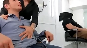 Dark-haired hotties san bass & killiam wesker coppers messy blowjobs unaffected by the barber preside - for sure dudes